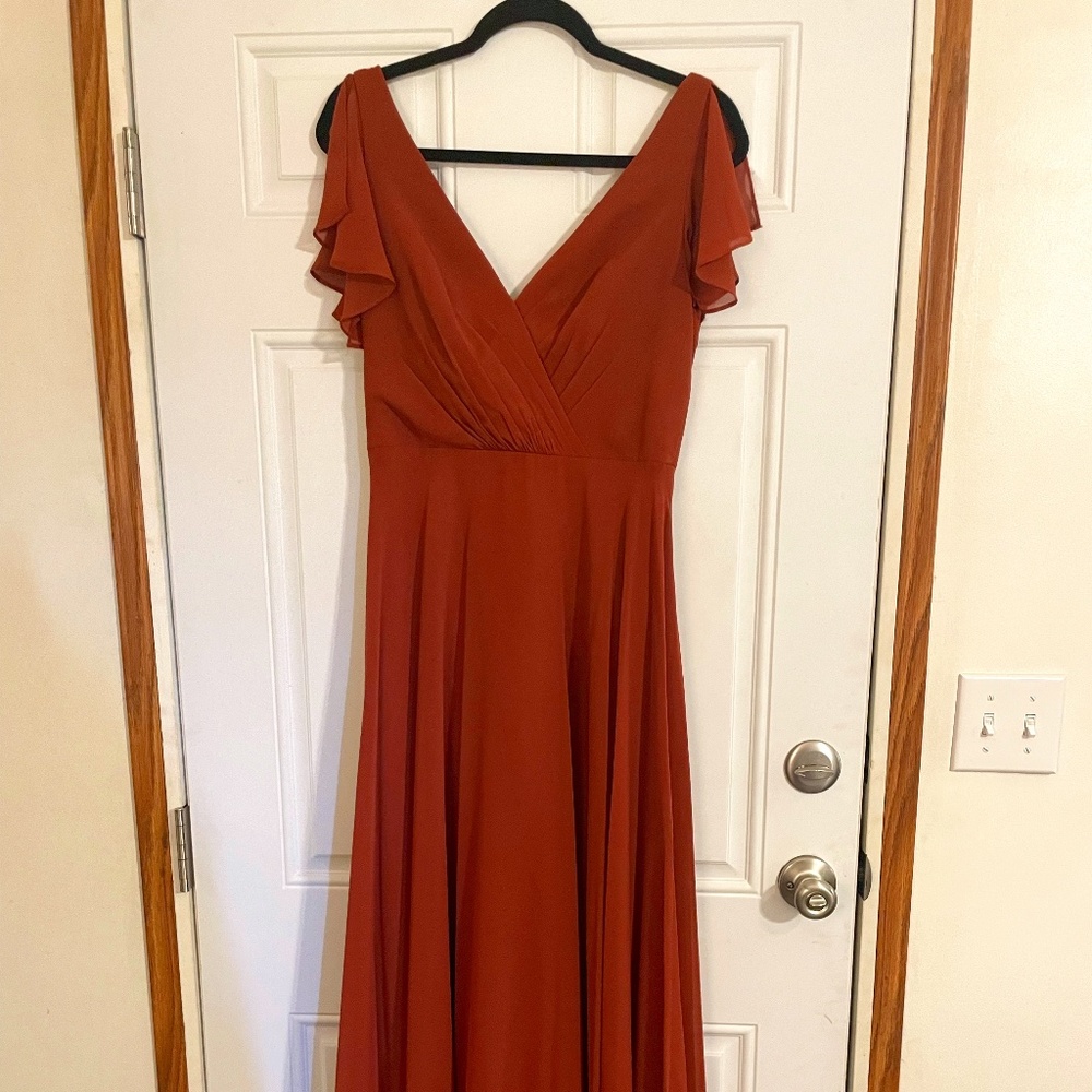 David's Bridal 4 Rust